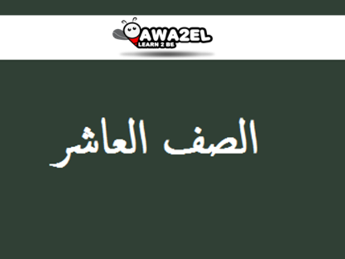 الصف العاشر